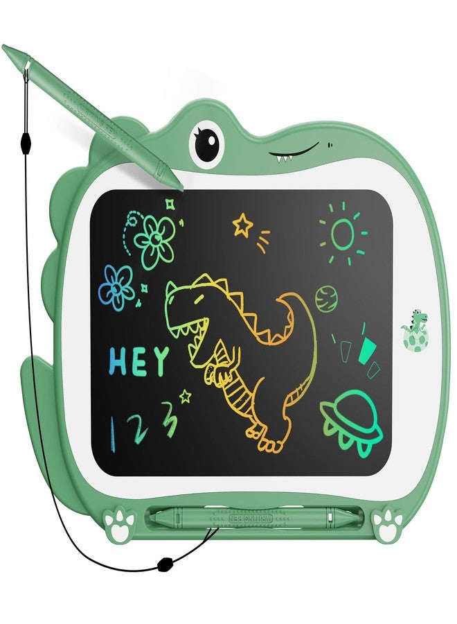 Genialba 8.5 Inch Dinosaur LCD Drawing Tablet Writing Board Toddler Toy Educational Toys Birthday Christmas Gifts Toys for 3 4 5 6 Years Old Boys and Girls (Green) - Image 1